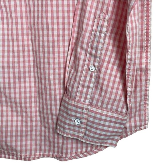 NWT Flag & Anthem Stitch Fix Men's XL Cape Cod Two Pocket Poplin Shirt Coral - Picture 4 of 9